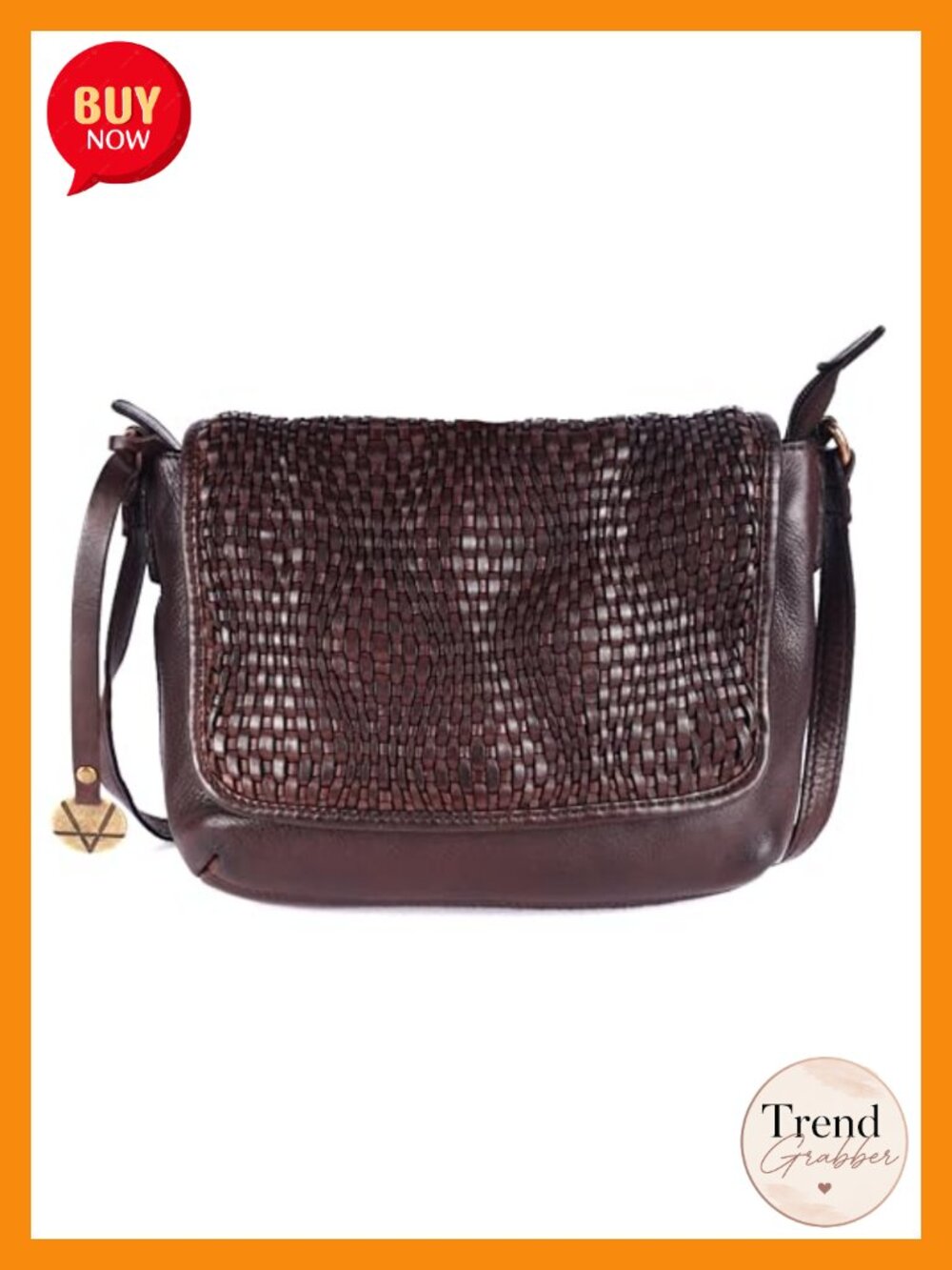 Genuine Leather Crossbody Sling Bag Women Office Laptop Purse